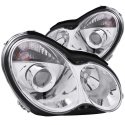 Mercedes Benz C Class W203 2001-2007 NON HID Projector Headlights Chrome ANZO