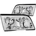 Mercedes Benz C Class W202 1994-2000 4DR Crystal Headlights Chrome ANZO