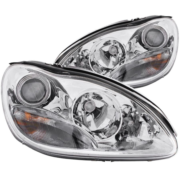 Mercedes Benz S Class W220 2000-2005 Projector Headlights Chrome ANZO in the group Select car model / Mercedes Benz / S-Class 98-07 (W220) / Styling at DDESIGN Scandinavia AB (anz121092-2758)