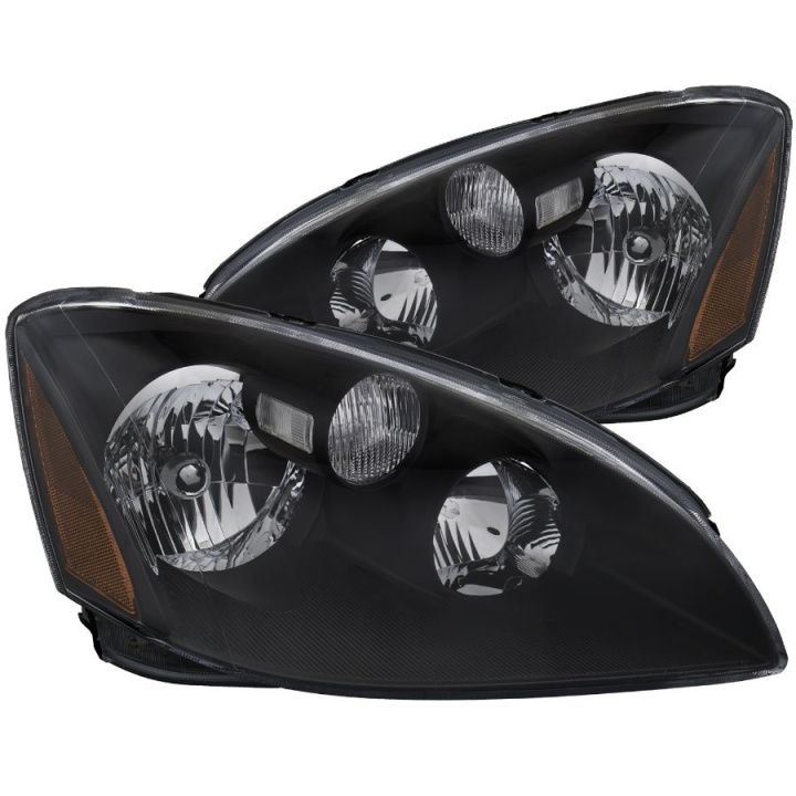 Nissan Altima 2002-2004 Crystal Headlights Black ANZO in the group Select car model / Nissan / Altima 1992+ at DDESIGN Scandinavia AB (anz121109-1126)