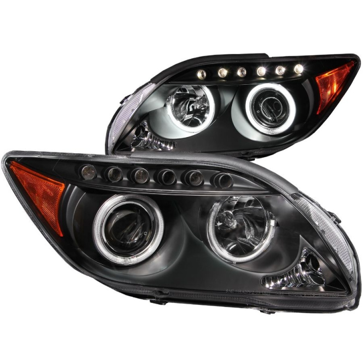 SCION TC 2005-2010 Projector Headlights w/ Halo Black (SMD LED) ANZO in the group Select car model / Scion / TC 2005-2016 at DDESIGN Scandinavia AB (anz121119-2914)