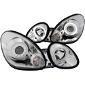 Lexus GS430 2001-2005 Projector Headlights w/ Halo Chrome ANZO
