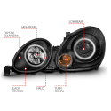 Lexus Gs300 / Gs400 / Gs430 1998-2005 Projector Headlights  ANZO