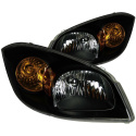 Chevrolet Pursuit 2005-2006 Crystal Headlights Black ANZO