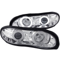 Chevrolet Camaro 1998-2002 Projector Headlights w/ Halo Chrome ANZO