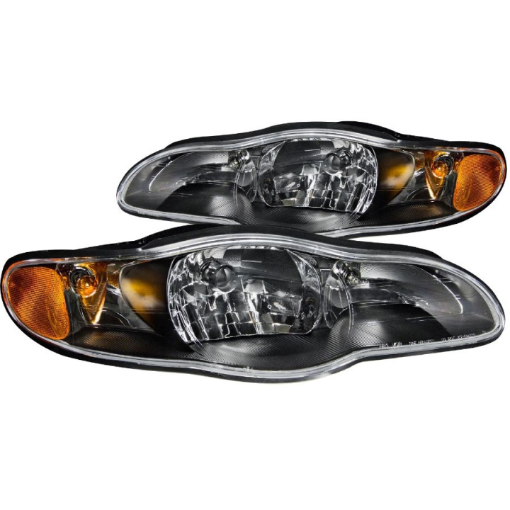 Chevrolet Monte Carlo 2000-2005 Crystal Headlights Black ANZO in the group Select car model at DDESIGN Scandinavia AB (anz121165-1137)
