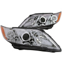 Toyota Camry 2007-2009 Projector Headlights w/ Halo Chrome ANZO