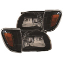 Toyota Tacoma 2001-2004 Crystal Headlights Black ANZO