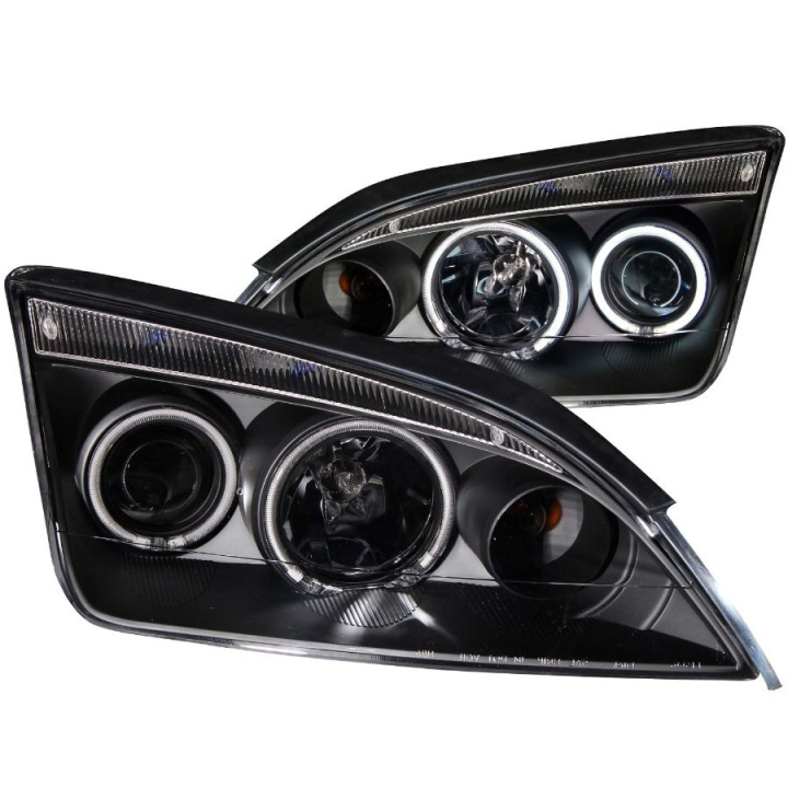 FORD Focus 2005-2007 ,ZX3, ZX4, ZX5 Projector Headlights w/ Halo Black ANZO in the group Select car model / Ford / Focus Mk2 Inkl. ST 04-10 / Styling at DDESIGN Scandinavia AB (anz121198-2836)