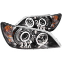 Lexus IS300 2001-2005 Projector Headlights w/ Halo Black ANZO