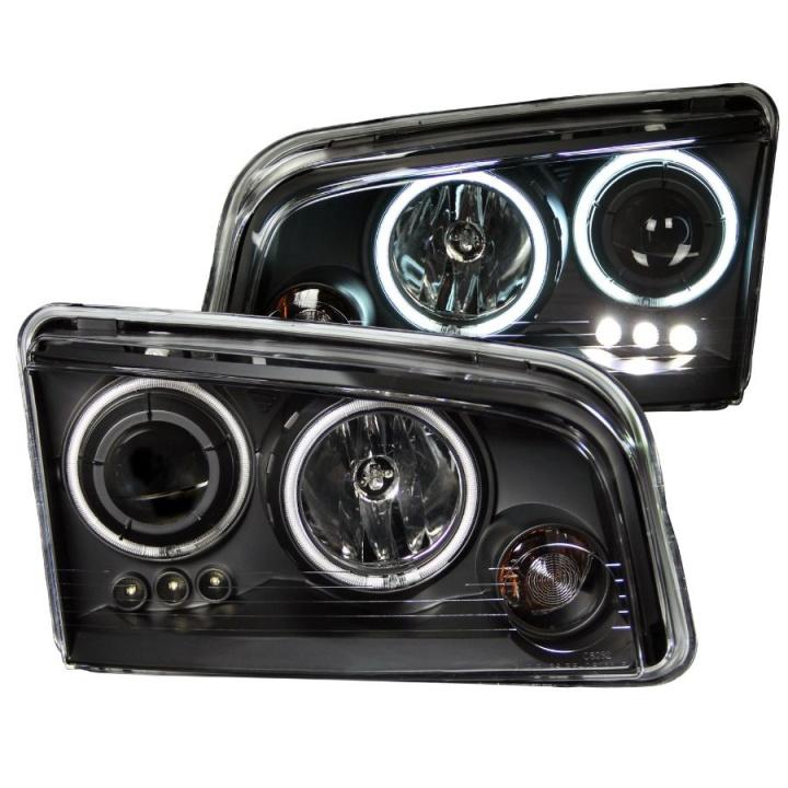 Dodge Charger 2006-2010 Projector Headlights w/ Halo Chrome (SMD LED) ANZO in the group Select car model / Dodge / Charger 06+ / Styling / Lights at DDESIGN Scandinavia AB (anz121218-3091)