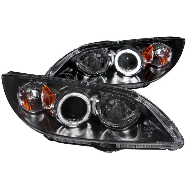 Mazda 3 2004-2008 4DR Projector Headlights w/ Halo Black (SMD LED) ANZO in the group Select car model / Mazda / 3 Standard 03-09 / Styling / Lights at DDESIGN Scandinavia AB (anz121228-2915)