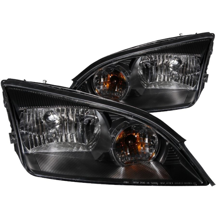 FORD Focus 2005-2007 ,ZX3, ZX4, ZX5 Crystal Headlights Black ANZO in the group Select car model / Ford / Focus Mk2 Inkl. ST 04-10 / Styling at DDESIGN Scandinavia AB (anz121229-1147)