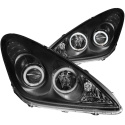 Lexus ES300 2002-2003 Projector Headlights w/ Halo Black ANZO