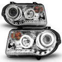 Chrysler 300C 2005-2010 Projector Headlights  ANZO