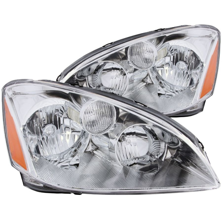 Nissan Altima 2002-2004 Crystal Headlights Chrome ANZO in the group Select car model / Nissan / Altima 1992+ at DDESIGN Scandinavia AB (anz121259-1287)