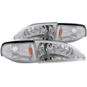 FORD Mustang 1994-1998 Crystal Headlights Chrome ANZO