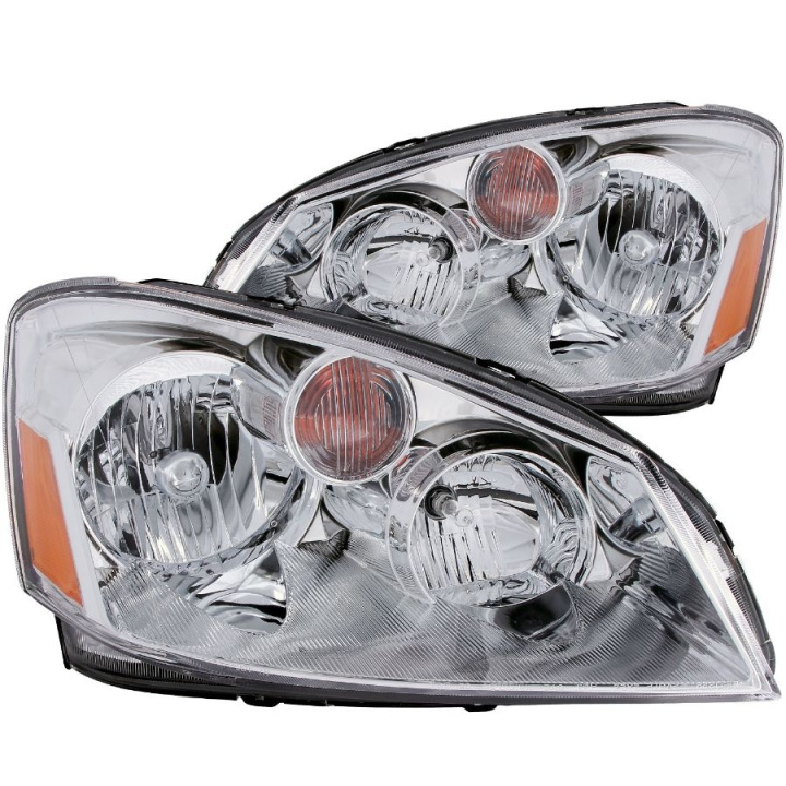 Nissan Altima 2005-2006 Crystal Headlights Chrome ANZO in the group Select car model / Nissan / Altima 1992+ at DDESIGN Scandinavia AB (anz121294-1294)
