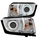 Chevrolet Camaro 2008-2013 Projector Headlights w/ Halo Chrome (SMD LED) ANZO
