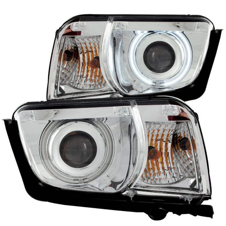 Chevrolet Camaro 2008-2013 Projector Headlights w/ Halo Chrome (SMD LED) ANZO in the group Select car model / Chevrolet / Camaro Gen.5 10-15 / Styling / Lights at DDESIGN Scandinavia AB (anz121311-3095)