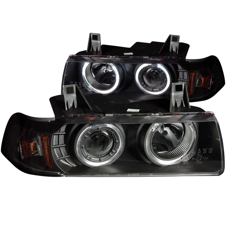 Bmw 3 Series Sedan E36 1992-1998 Projector Headlights ANZO in the group Select car model / BMW / 3-series (E36) 1990-2000 / Styling at DDESIGN Scandinavia AB (anz121325)