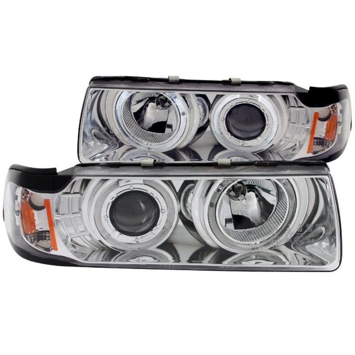 BMW 3 Serie E36 1992-1998 4DR Projector Headlights w/ Halo Chrome G2 1 pc ANZO in the group Select car model / BMW / 3-series (E36) 1990-2000 / Styling / Lights at DDESIGN Scandinavia AB (anz121326-3126)