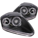 Mitsubishi Eclipse 2000-2005 Projector Headlights w/ Halo Black ANZO