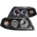 Volkswagen Passat 2001-2005 Projector Headlights w/ Halo Black ANZO