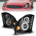 Infiniti G35 2Dr 2003-2007 Projector Headlights  ANZO