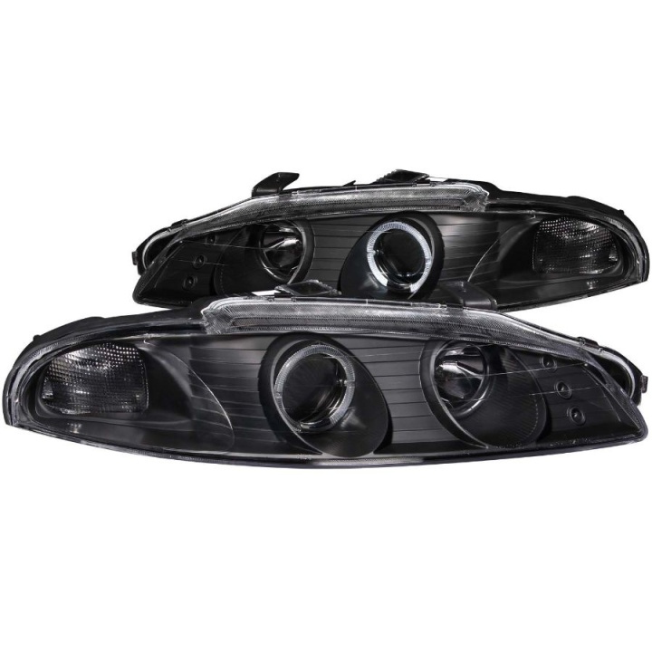 Mitsubishi Eclipse 1997-1999 Projector Headlights w/ Halo Black G2 ANZO in the group Select car model / Mitsubishi / Eclipse 95-99 / Styling at DDESIGN Scandinavia AB (anz121377-2965)