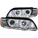 BMW X5 2000-2003 E53 Projector Headlights w/ Halo Chrome ANZO