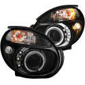 Subaru IMPREZA 2002-2003 Projector Headlights w/ Halo Black ANZO
