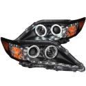 Toyota Camry 2010-2011 Projector Headlights w/ Halo Black (SMD LED) ANZO