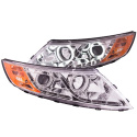 KIA OPTIMA 2011-2013 Projector Headlights w/ Halo Chrome (SMD LED) ANZO