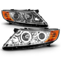 Kia Optima 2011-2015 Projector Headlights  ANZO