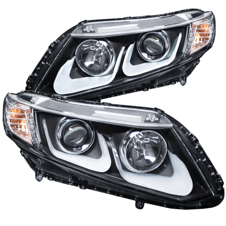 Honda Civic 2Dr 2012-2013 / 4Dr 2012-2015 Projector Headlights ANZO in the group Select car model / Honda / Civic FB-FG 12-17 / Styling at DDESIGN Scandinavia AB (anz121479)
