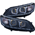 Honda Accord 4Dr 2013-2015 Projector Headlights  ANZO