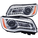 CHRYSLER 300 2011-2014 Projector Headlights w/ Plank Style Design Chrome ANZO