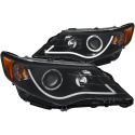 Toyota Camry 2012-2013 Projector Headlights w/ Halo Black ANZO