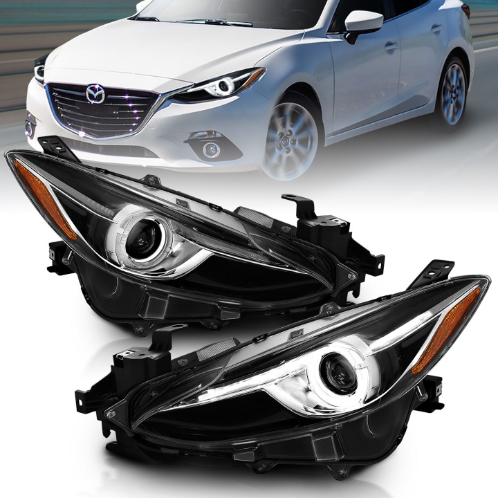 Mazda 3 2014-2016 Projector Headlights ANZO in the group Select car model at DDESIGN Scandinavia AB (anz121522)