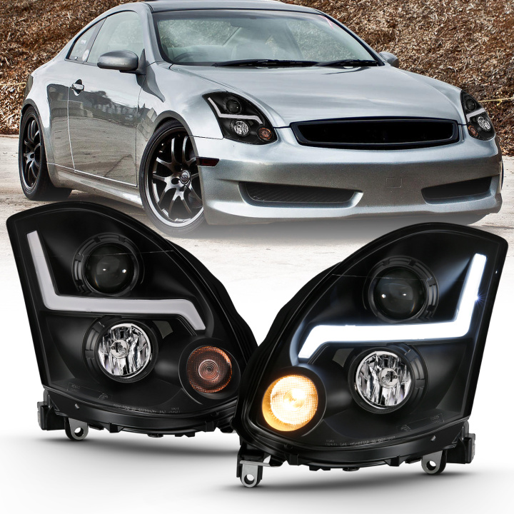 Infiniti G35 2Dr2003 2007 Projector Headlights ANZO in the group Select car model at DDESIGN Scandinavia AB (anz121557)
