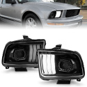 Ford Mustang 2005-2009 Projector Headlights  ANZO