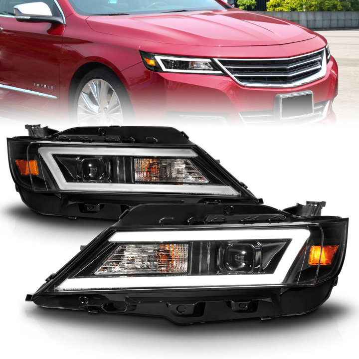 Chevrolet Impala 2014-2020 Projector Headlights ANZO in the group Select car model at DDESIGN Scandinavia AB (anz121574)