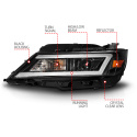 Chevrolet Impala 2014-2020 Projector Headlights ANZO