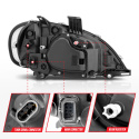 Freightliner M2 2002-2014 LED Crystal Headlights ANZO