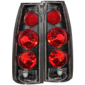 GMC Suburban 1992-1999 Taillights Black 3D Style ANZO