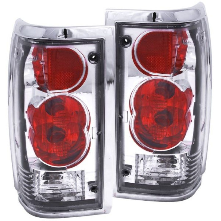 Mazda B2000 1986-1993 Taillights Chrome ANZO in the group Select car model / Mazda / B-series at DDESIGN Scandinavia AB (anz211111-3608)