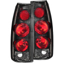 Cadillac Escalade 1999-2000 Taillights Dark Smoke 3D Style ANZO