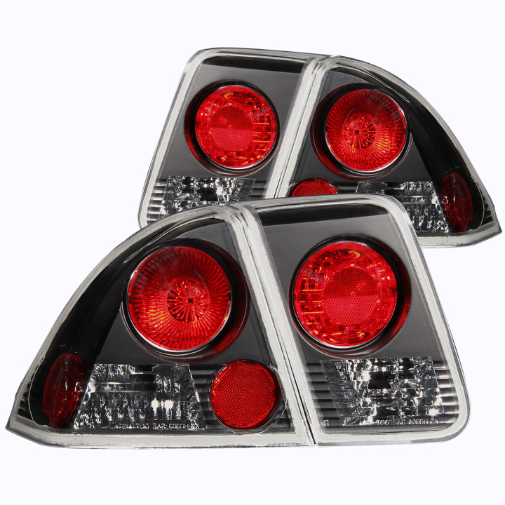 Honda Civic 4Dr 2001-2005 Tail Lights ANZO in the group Select car model / Honda / Civic EM-EP-ES-EU 01-05 / Styling at DDESIGN Scandinavia AB (anz221048)