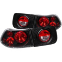 Honda Civic 1996-2000 2DR Taillights Black ANZO